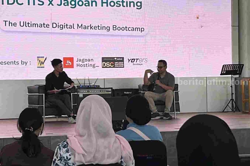Founder Beon Intermedia Bagikan Tips BMC Pada Mahasiswa&nbsp;ITS