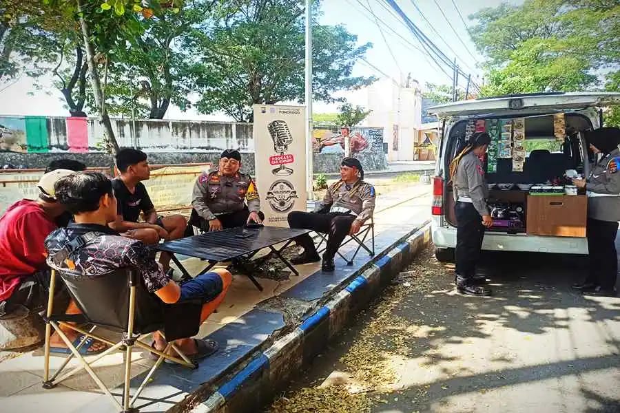 Edukasi Tertib Lantas, Satlantas Polres Ponorogo Luncurkan Program Gas&nbsp;Kopling
