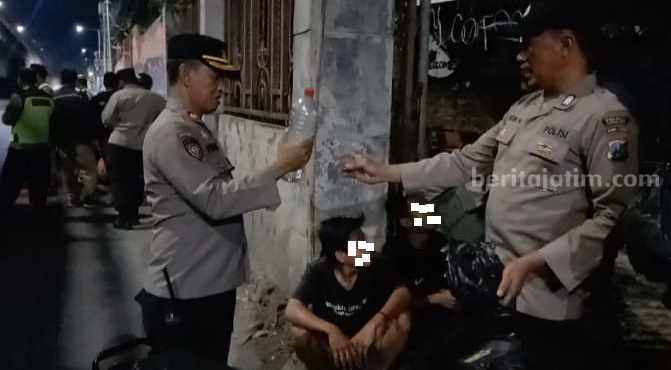 Patroli Gabungan di Jombang, Polisi Dapati Remaja Mabuk dan Knalpot&nbsp;Brong