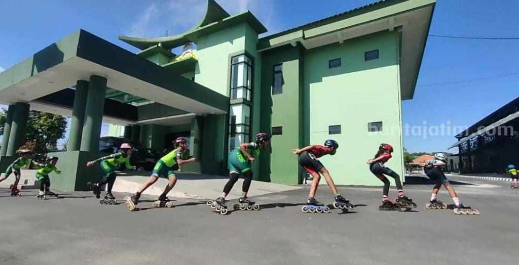 Kodim 0817 Jadi Tempat Latihan Atlet Sepatu Roda&nbsp;Gresik