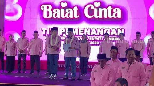 Cawabup Djoko Susanto Pimpin ‘Baiat Cinta’ Timses Gus Djos dalam Pilkada&nbsp;Jember
