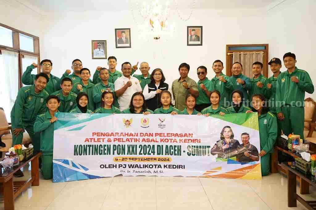 31 Atlet Kota Kediri Wakili Jatim di PON XXI&nbsp;Aceh-Sumut